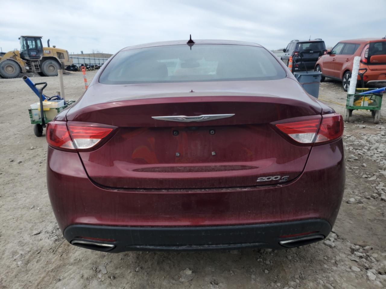 2015 Chrysler 200 VIN 1C3CCCBB4FN592247 Copart auction photo, front end damage thumbnail 6
