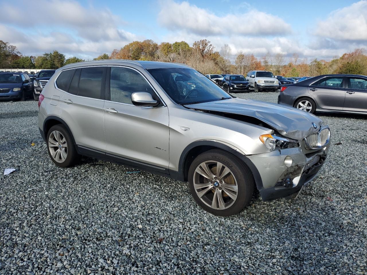 2013 BMW X3 VIN 5UXWX7C55DL980608 Copart auction photo, front end damage thumbnail 4