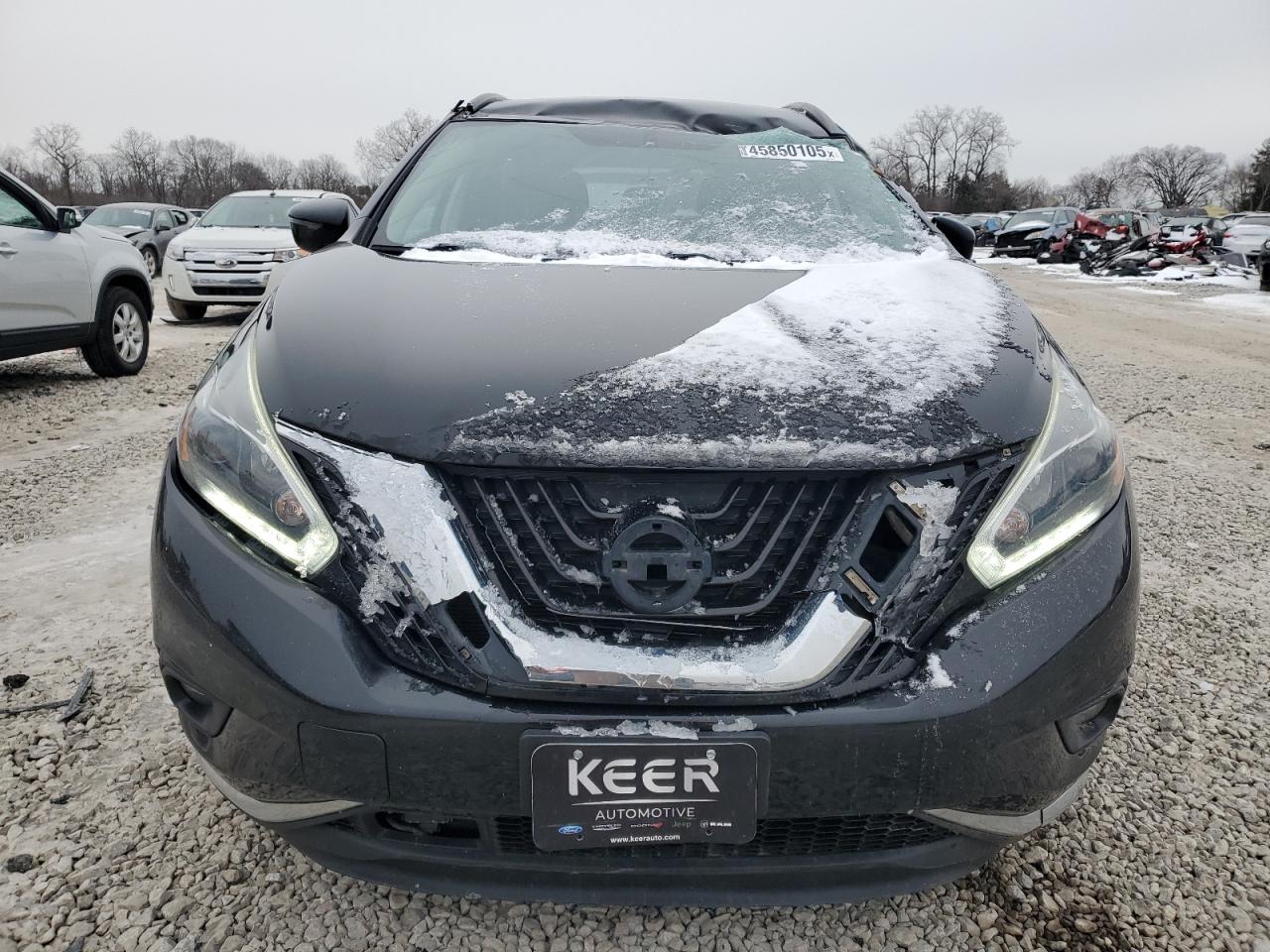 2018 Nissan Murano VIN 5N1AZ2MH6JN117765 Copart auction photo, front end / side damage thumbnail 5