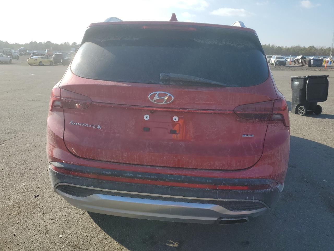 2022 Hyundai Santa Fe VIN 5NMS3DAJ6NH432548 Copart auction photo, front end / rear end damage thumbnail 6