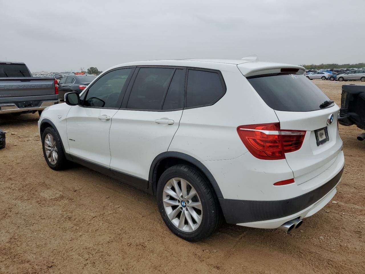 2014 BMW X3 VIN 5UXWX9C53E0D16907 Copart auction photo, mechanical damage thumbnail 2