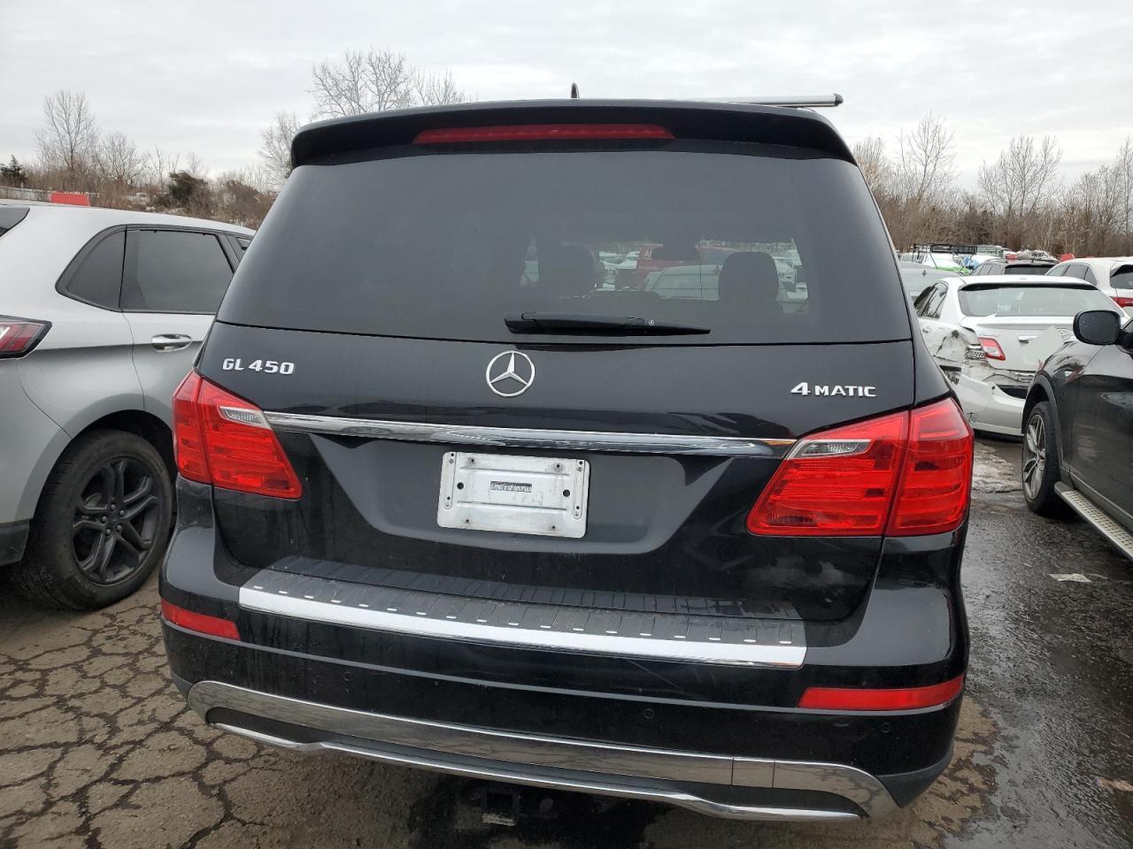 2014 Mercedes-Benz GL-klasse VIN 4JGDF7CEXEA422192 Copart auction photo, vandalism damage thumbnail 6