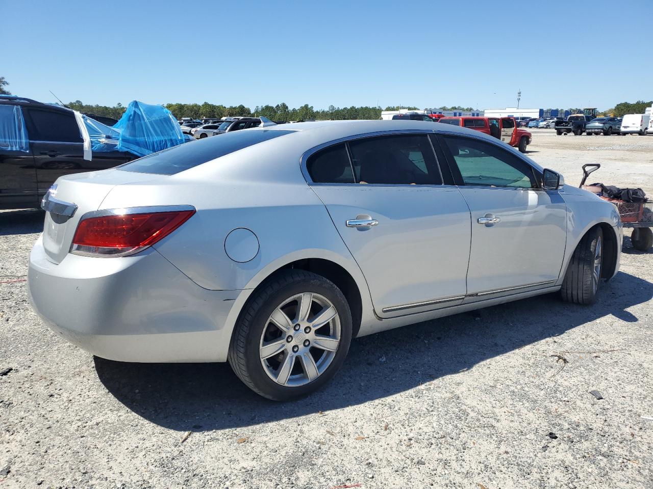 2011 Buick LaCrosse VIN 1G4GC5ED5BF228327 Copart auction photo, side / front end damage thumbnail 3