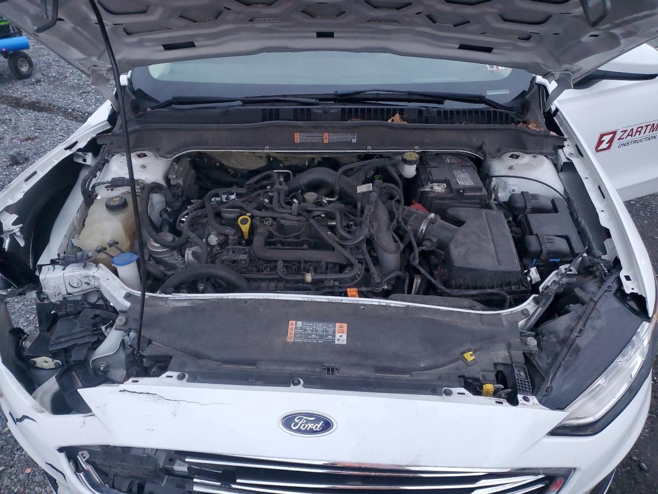 2020 Ford Fusion VIN 3FA6P0HD0LR225140 Copart auction photo, front end damage thumbnail 11