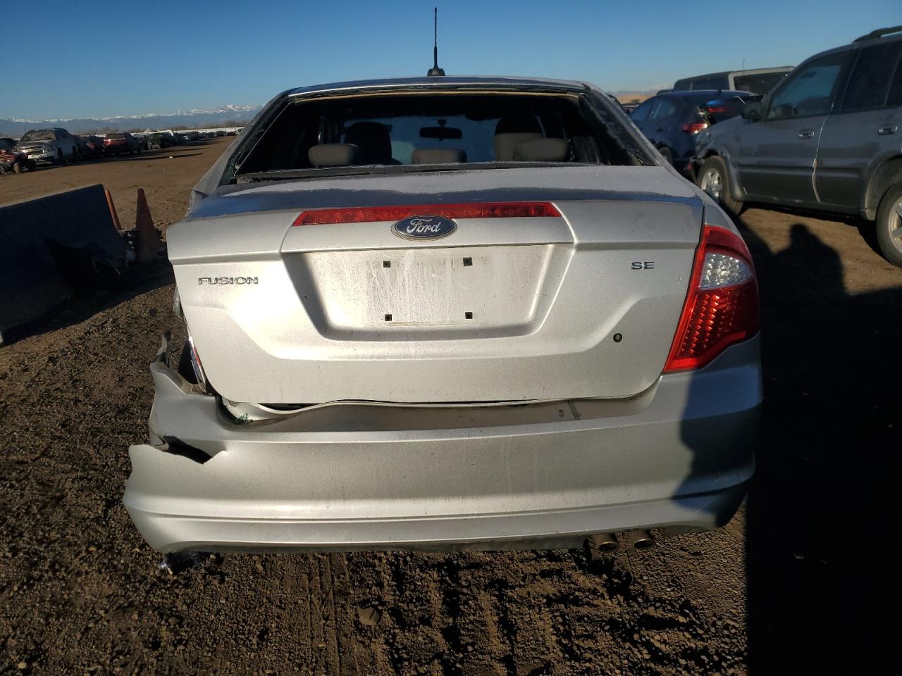 2010 Ford Fusion VIN 3FAHP0HA5AR390001 Copart auction photo, all over damage thumbnail 6