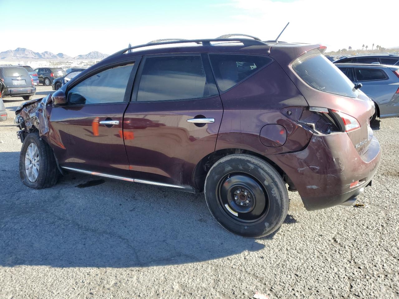 2014 Nissan Murano VIN JN8AZ1MU8EW415041 Copart auction photo, all over damage thumbnail 2