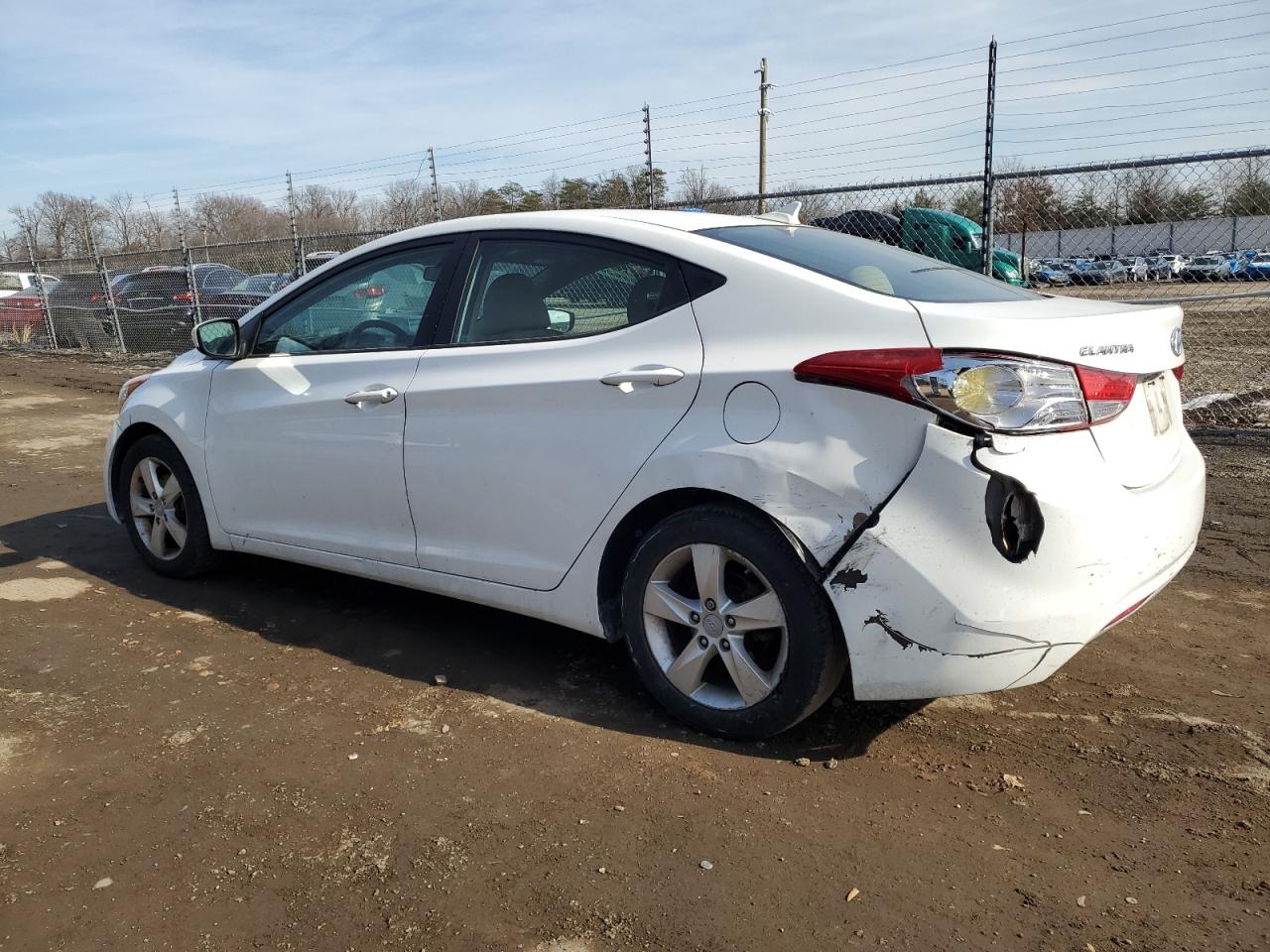 2012 Hyundai Elantra VIN 5NPDH4AE1CH117749 Copart auction photo, rear end / minor dent/scratches damage thumbnail 2