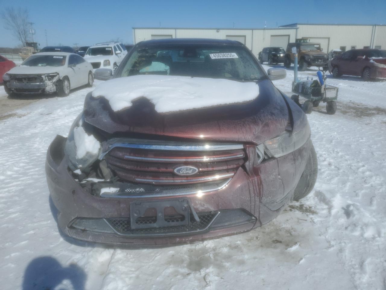 2016 Ford Taurus VIN 1FAHP2F82GG112913 Copart auction photo, front end damage thumbnail 5