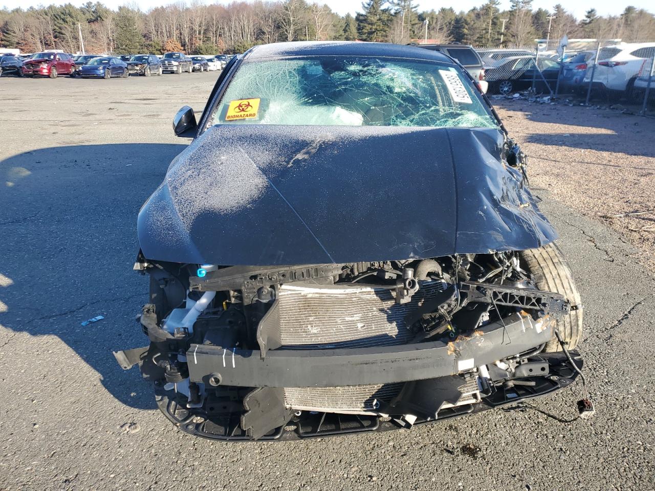 2023 Hyundai Elantra VIN KMHLL4AG9PU533549 Copart auction photo, front end / side damage thumbnail 5