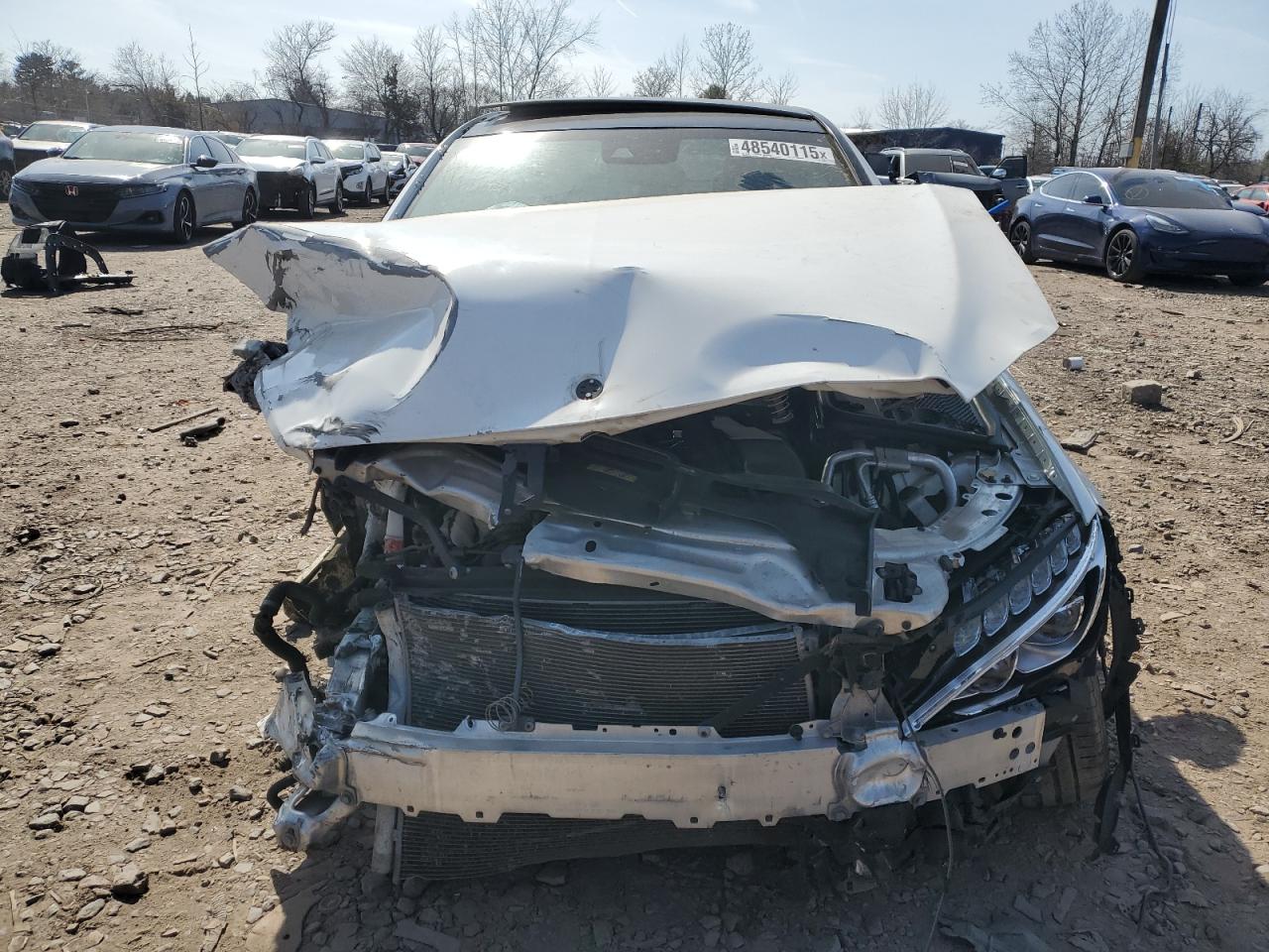 2018 Mercedes-Benz C-klasse VIN 55SWF6EB6JU247434 Copart auction photo, all over / side damage thumbnail 5