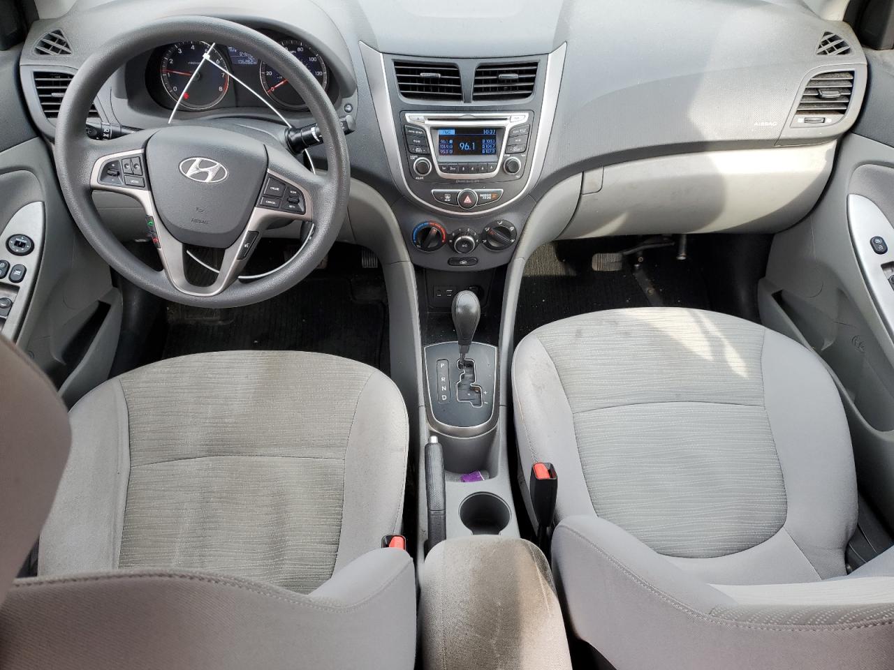 2017 Hyundai Accent VIN KMHCT4AE1HU356270 Copart auction photo, rear end / side damage thumbnail 8