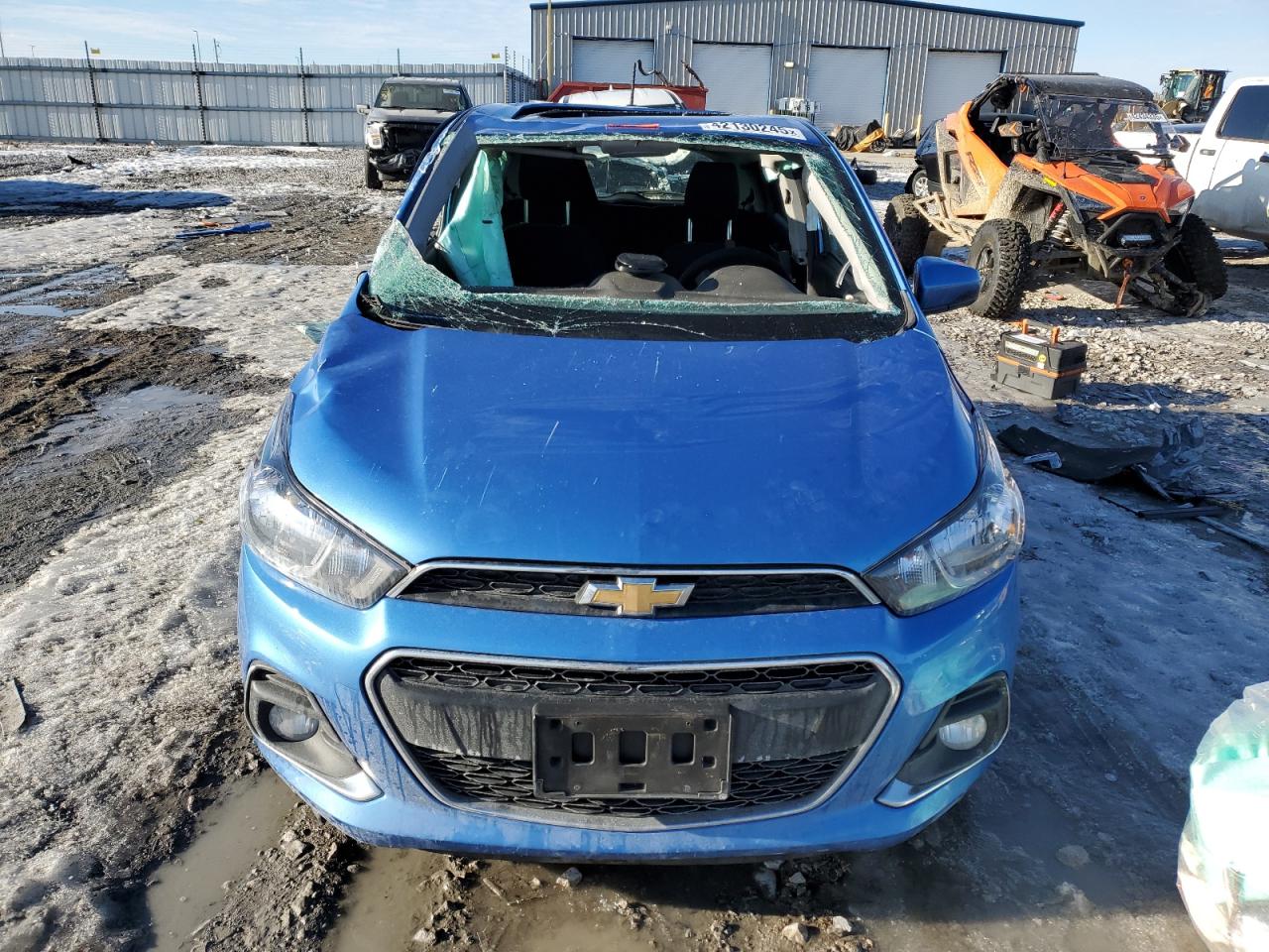 2018 Chevrolet Spark VIN KL8CD6SA8JC475639 Copart auction photo, all over / top/roof damage thumbnail 5
