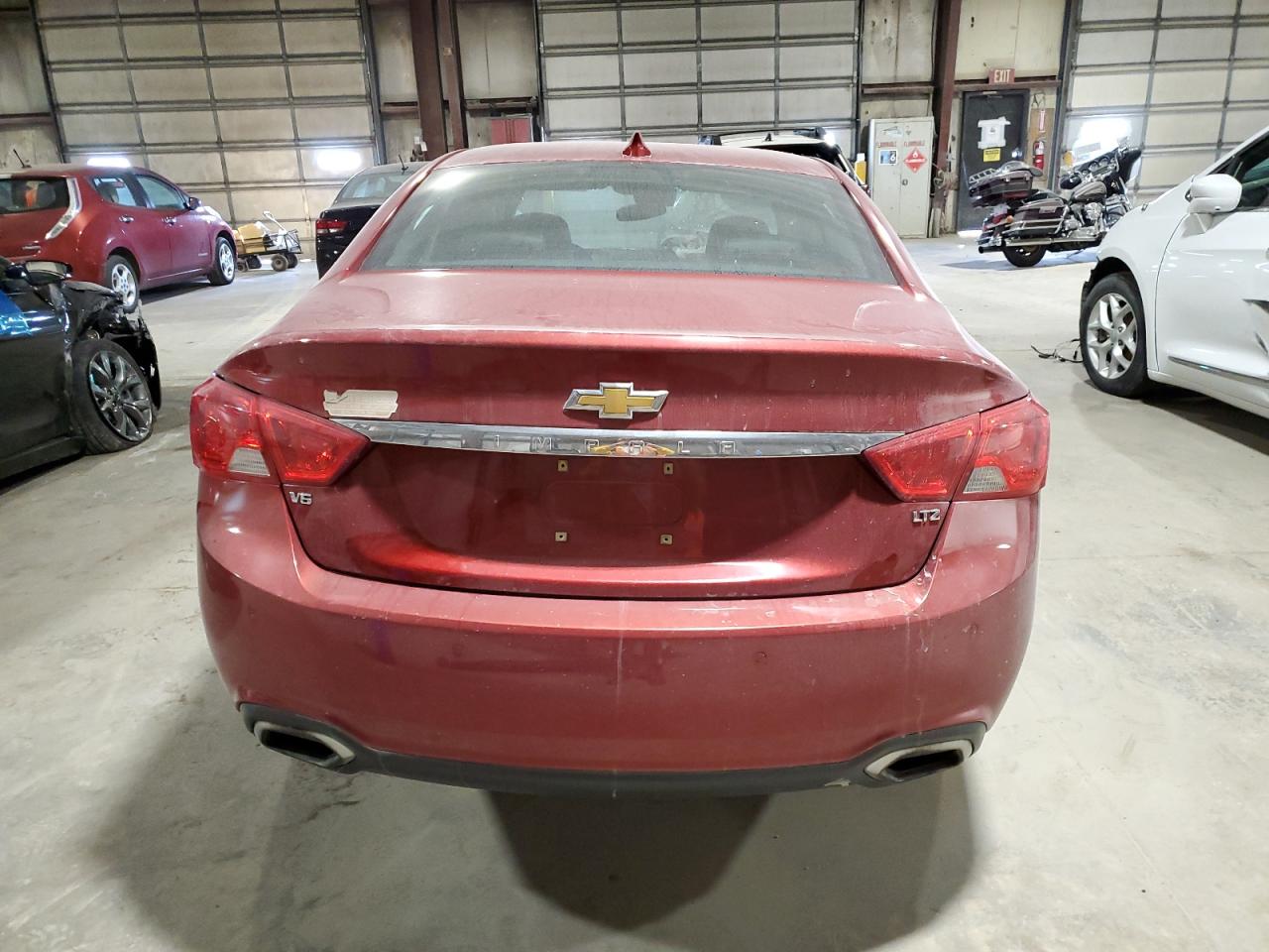2015 Chevrolet Impala VIN 2G1165S31F9223596 Copart auction photo, front end / undercarriage damage thumbnail 6