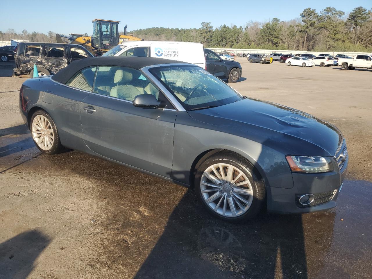 2010 Audi A5 VIN WAUTFAFH6AN022018 Copart auction photo, front end damage thumbnail 4