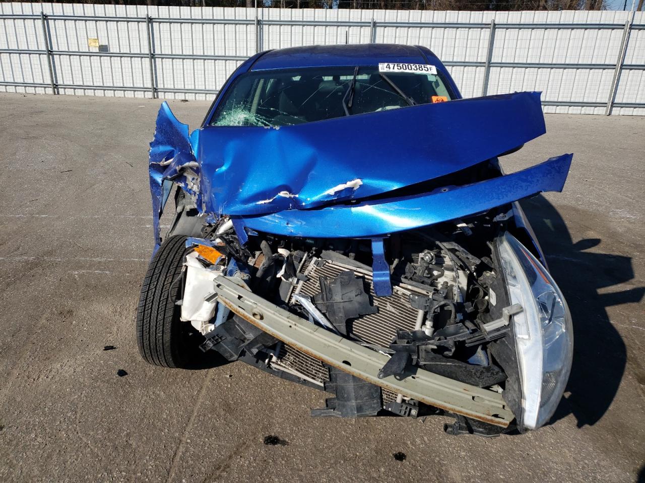 2015 Nissan Versa VIN 3N1CN7AP7FL872371 Copart auction photo, front end / side damage thumbnail 5