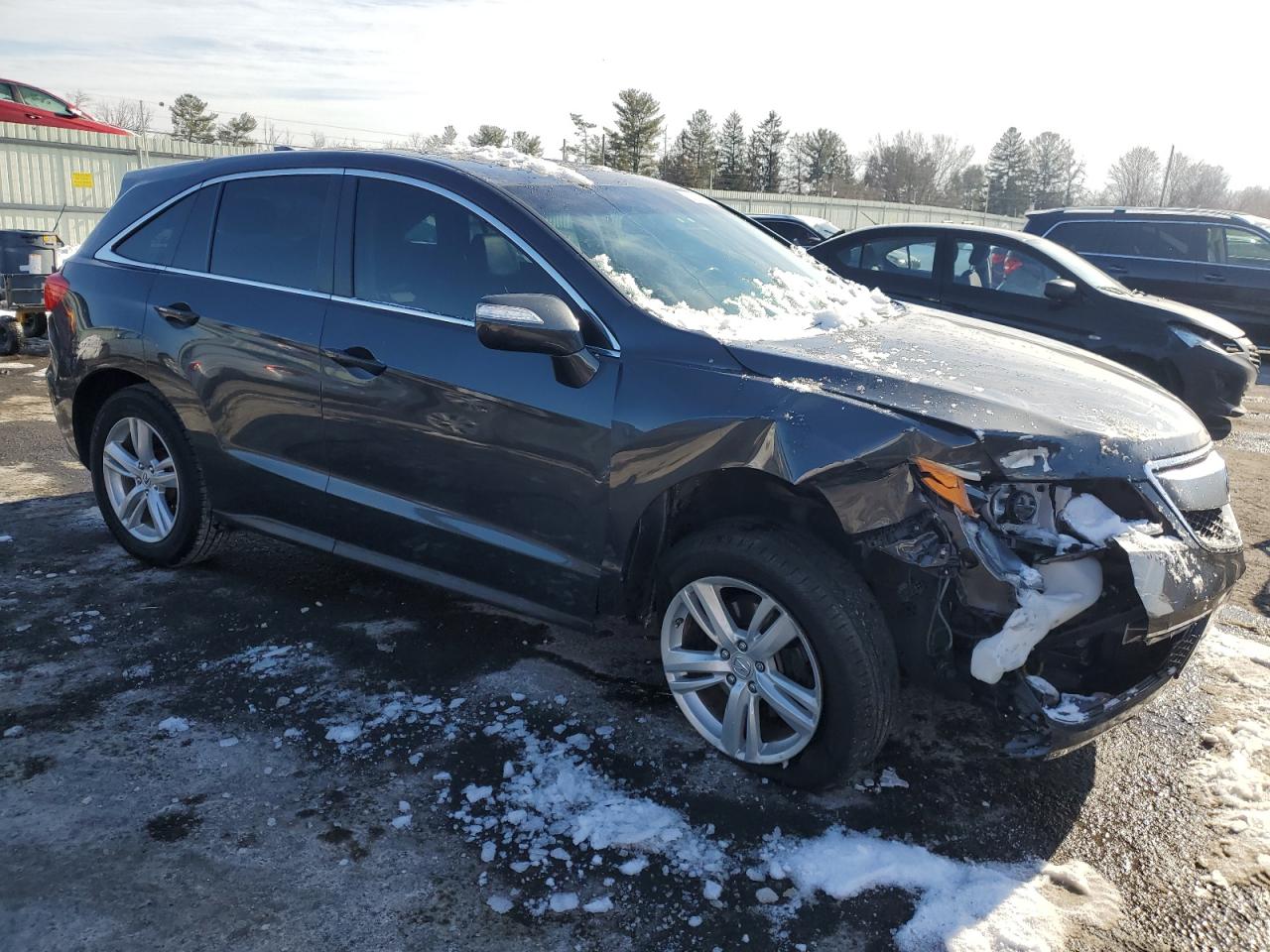 2013 Acura RDX VIN 5J8TB4H57DL005541 Copart auction photo, front end / side damage thumbnail 4