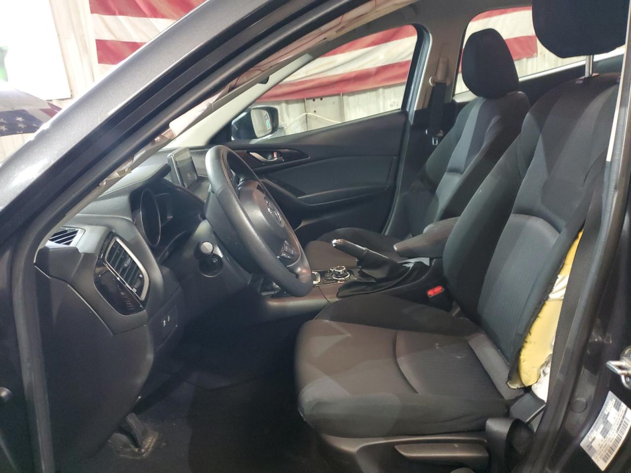 2015 Mazda 3 VIN 3MZBM1U79FM227023 Copart auction photo, front end / side damage thumbnail 7