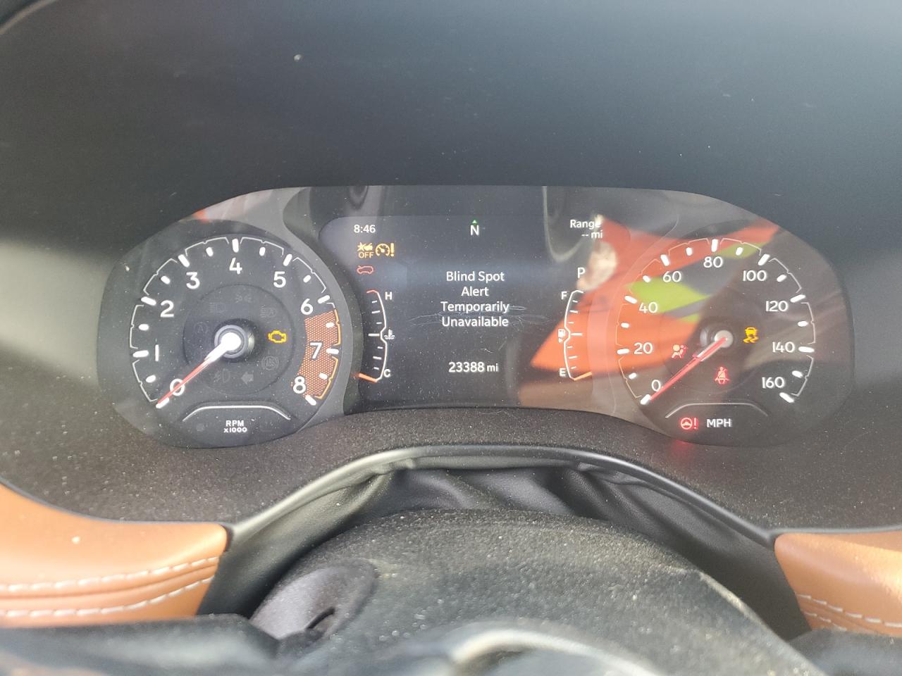 2022 Jeep Compass VIN 3C4NJDCB0NT158386 Copart auction photo, front end / minor dent/scratches damage thumbnail 9