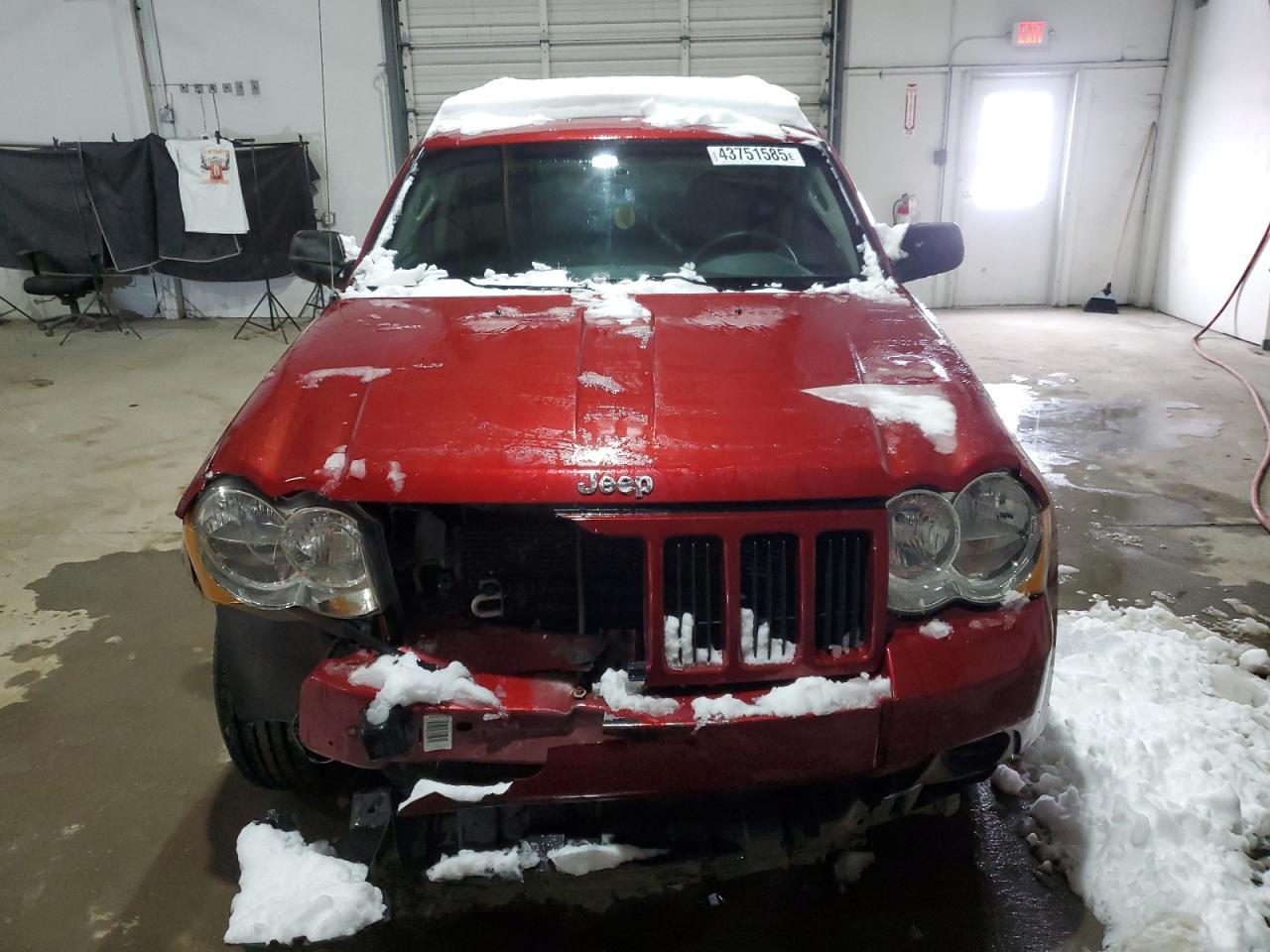2009 Jeep Grand Cherokee VIN 1J8GR48K89C541075 Copart auction photo, front end damage thumbnail 5