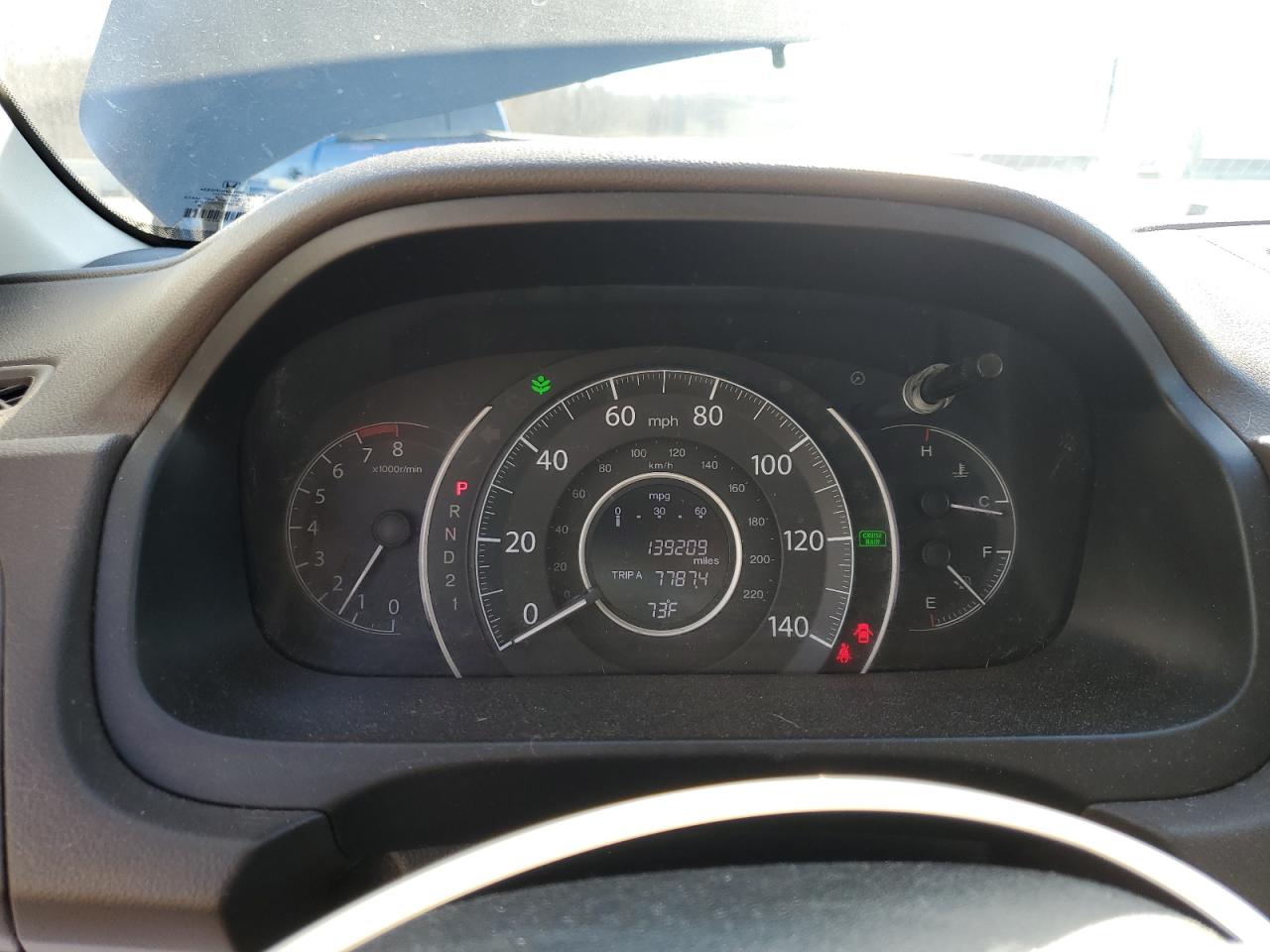 2014 Honda CR-V VIN 2HKRM4H55EH620159 Copart auction photo, front end damage thumbnail 9
