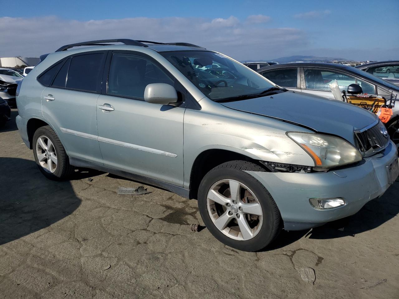 2004 Lexus RX VIN 2T2HA31U44C024134 Copart auction photo, front end / all over damage thumbnail 4