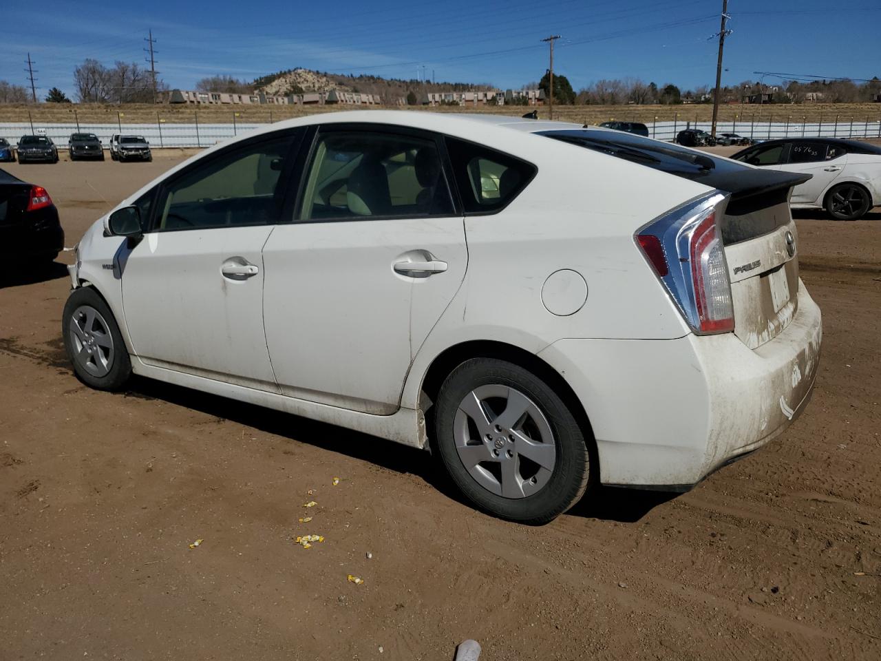 2013 Toyota Prius VIN JTDKN3DU5D5572702 Copart auction photo, front end damage thumbnail 2