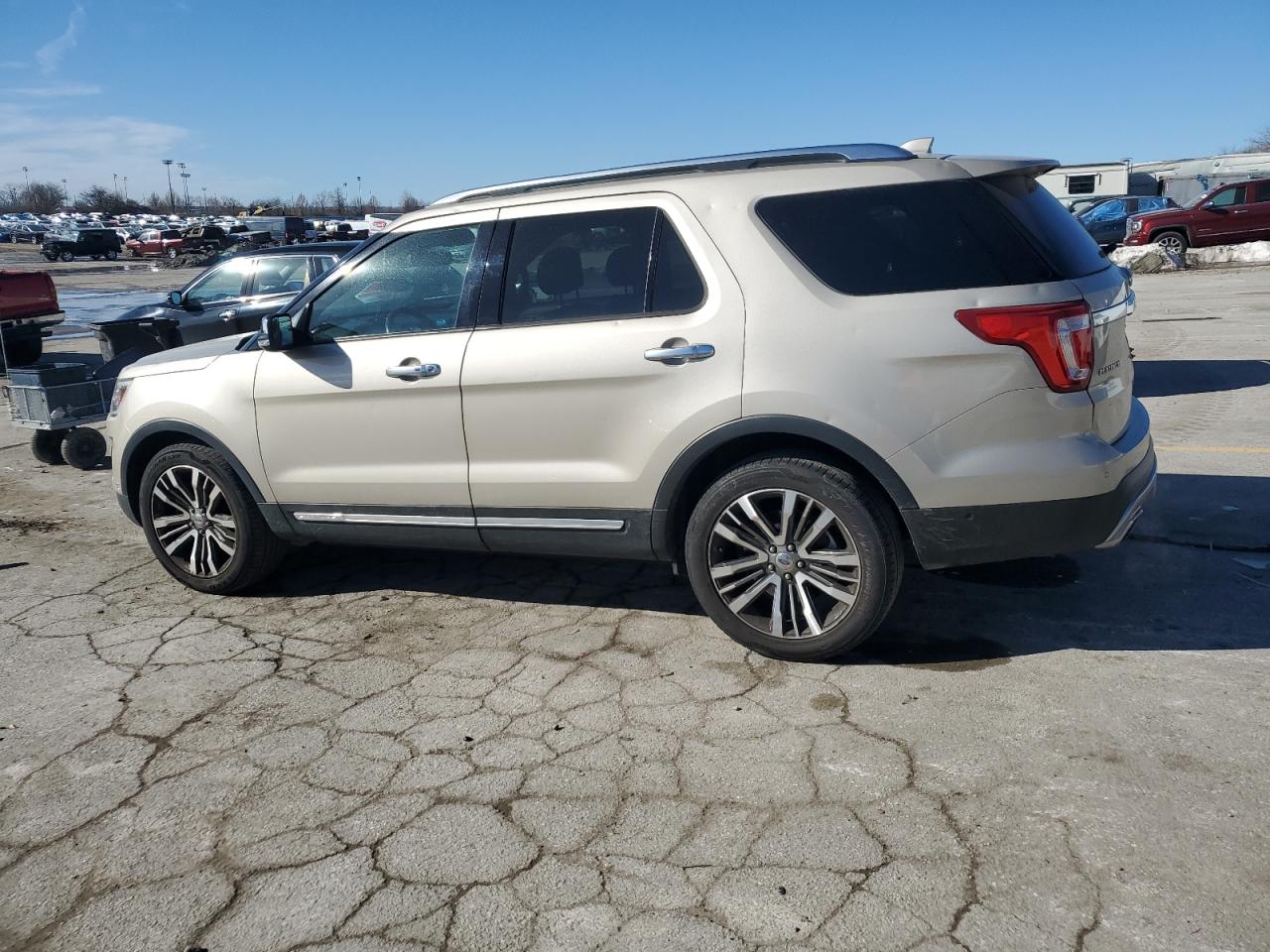 2017 Ford Explorer VIN 1FM5K8HT5HGA78799 Copart auction photo, hail damage thumbnail 2