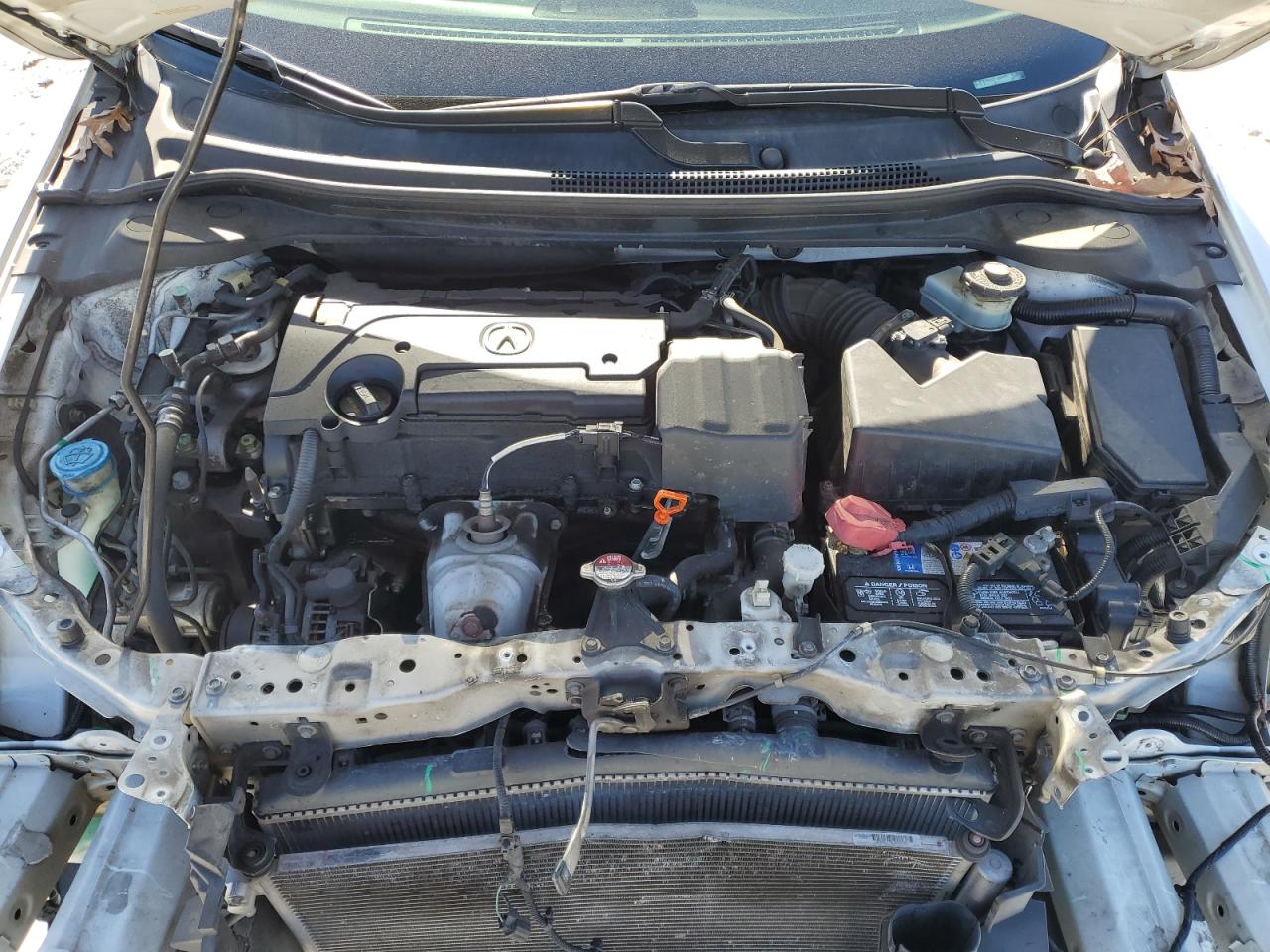 2017 Acura ILX VIN 19UDE2F37HA016476 Copart auction photo, front end / undercarriage damage thumbnail 11