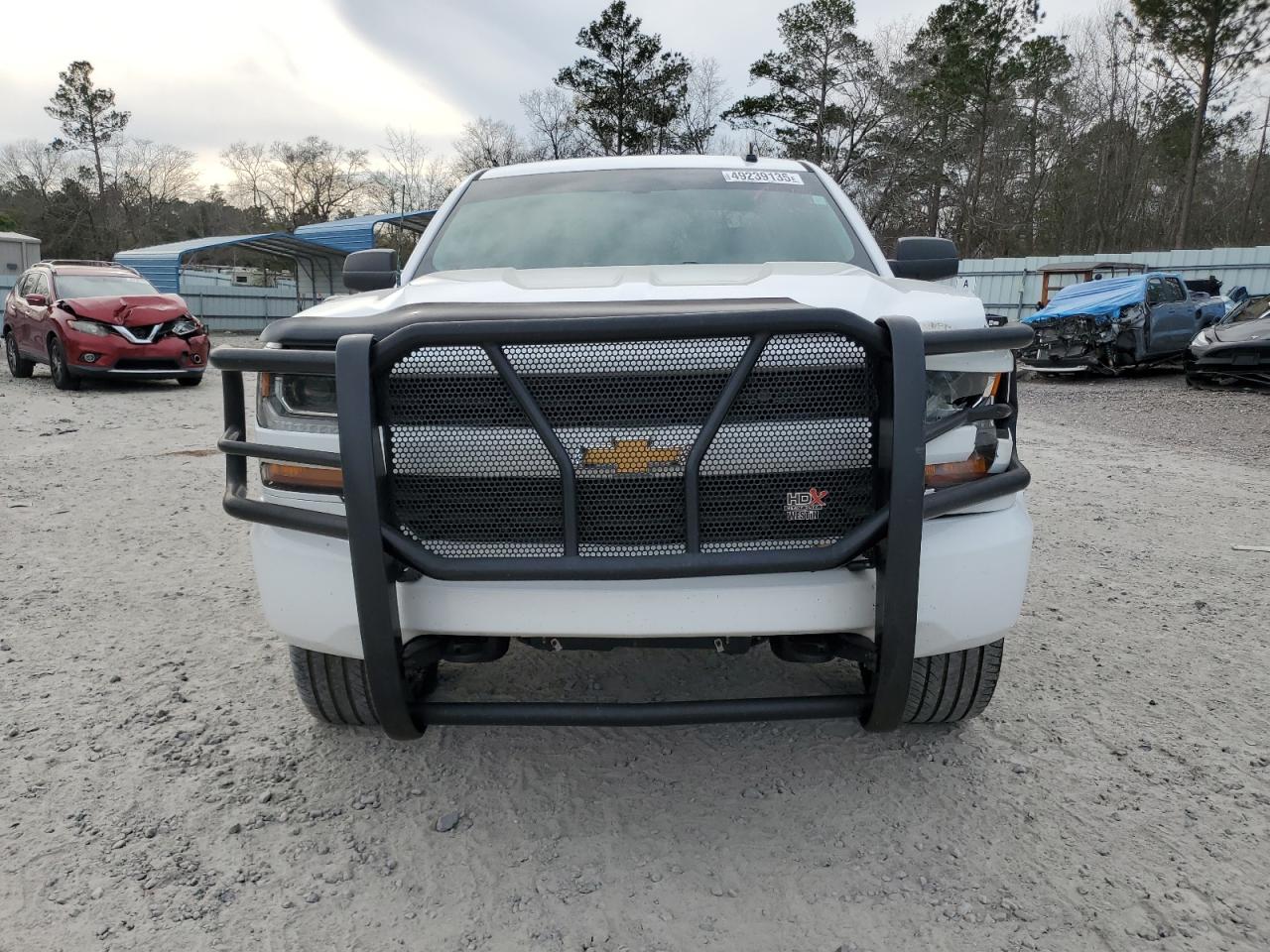 2018 Chevrolet Silverado VIN 1GCVKPECXJZ361261 Copart auction photo, front end / side damage thumbnail 5