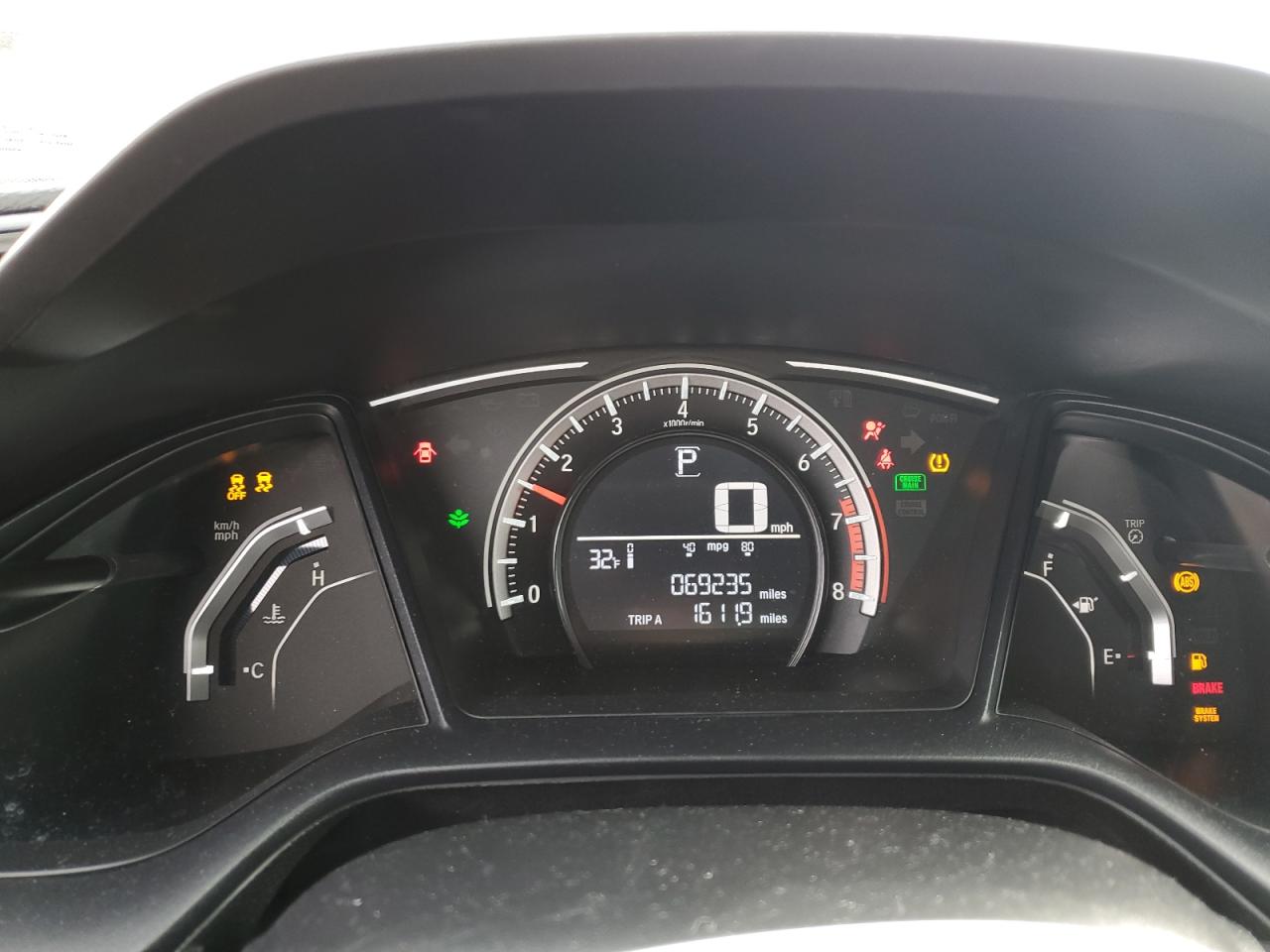 2018 Honda Civic VIN 2HGFC2F58JH610498 Copart auction photo, rear end damage thumbnail 9