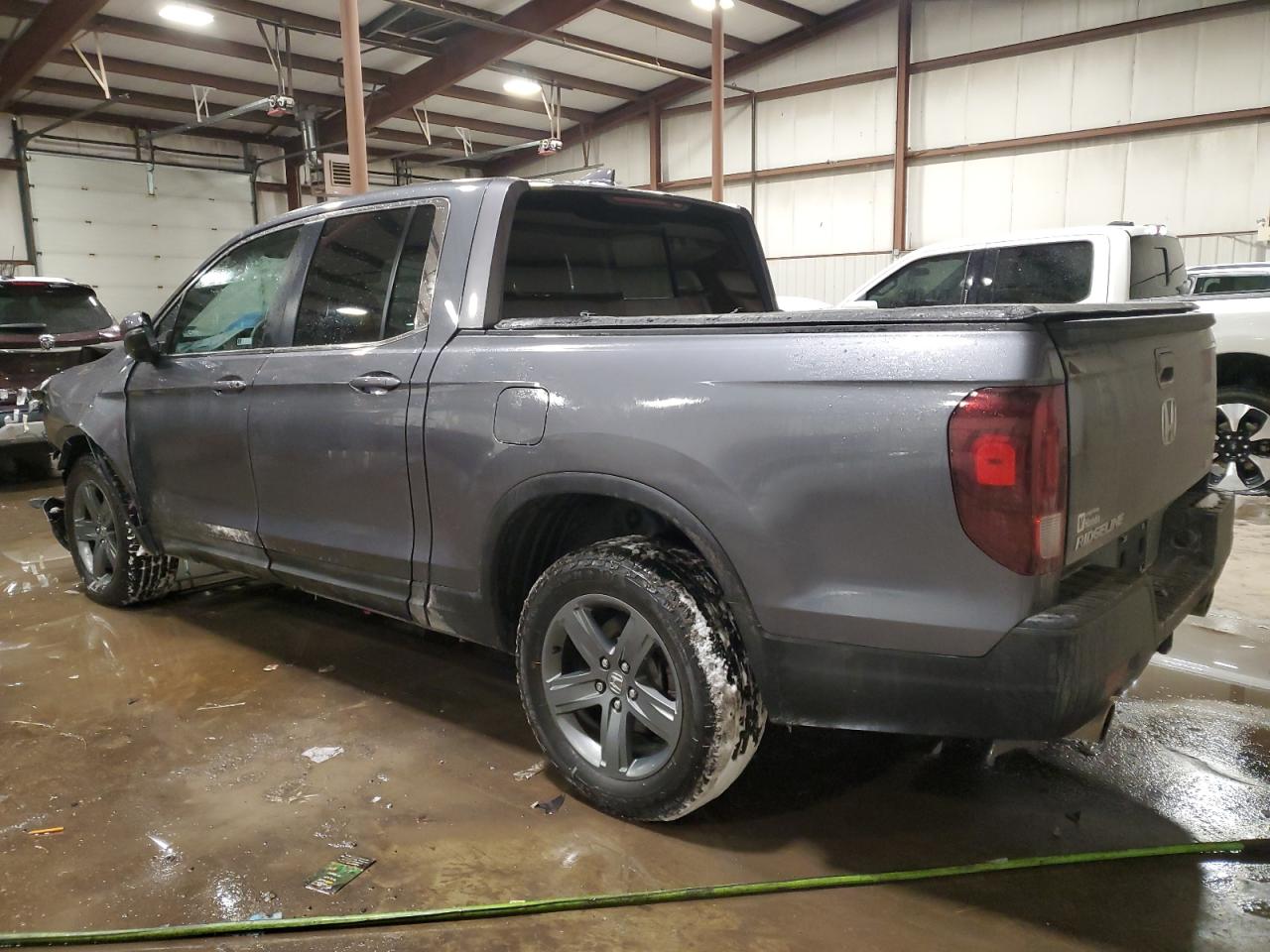 2022 Honda Ridgeline VIN 5FPYK3F59NB039199 Copart auction photo, front end damage thumbnail 2