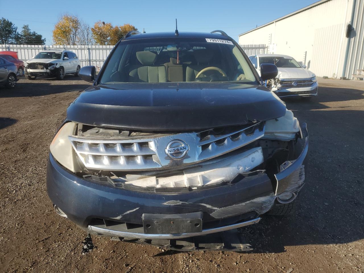 2006 Nissan Murano VIN JN8AZ08WX6W543076 Copart auction photo, front end damage thumbnail 5