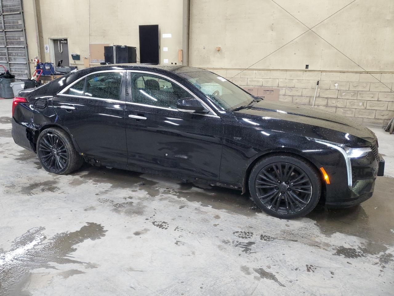 2020 Cadillac CT4 VIN 1G6DB5RKXL0130775 Copart auction photo, rear end / side damage thumbnail 4