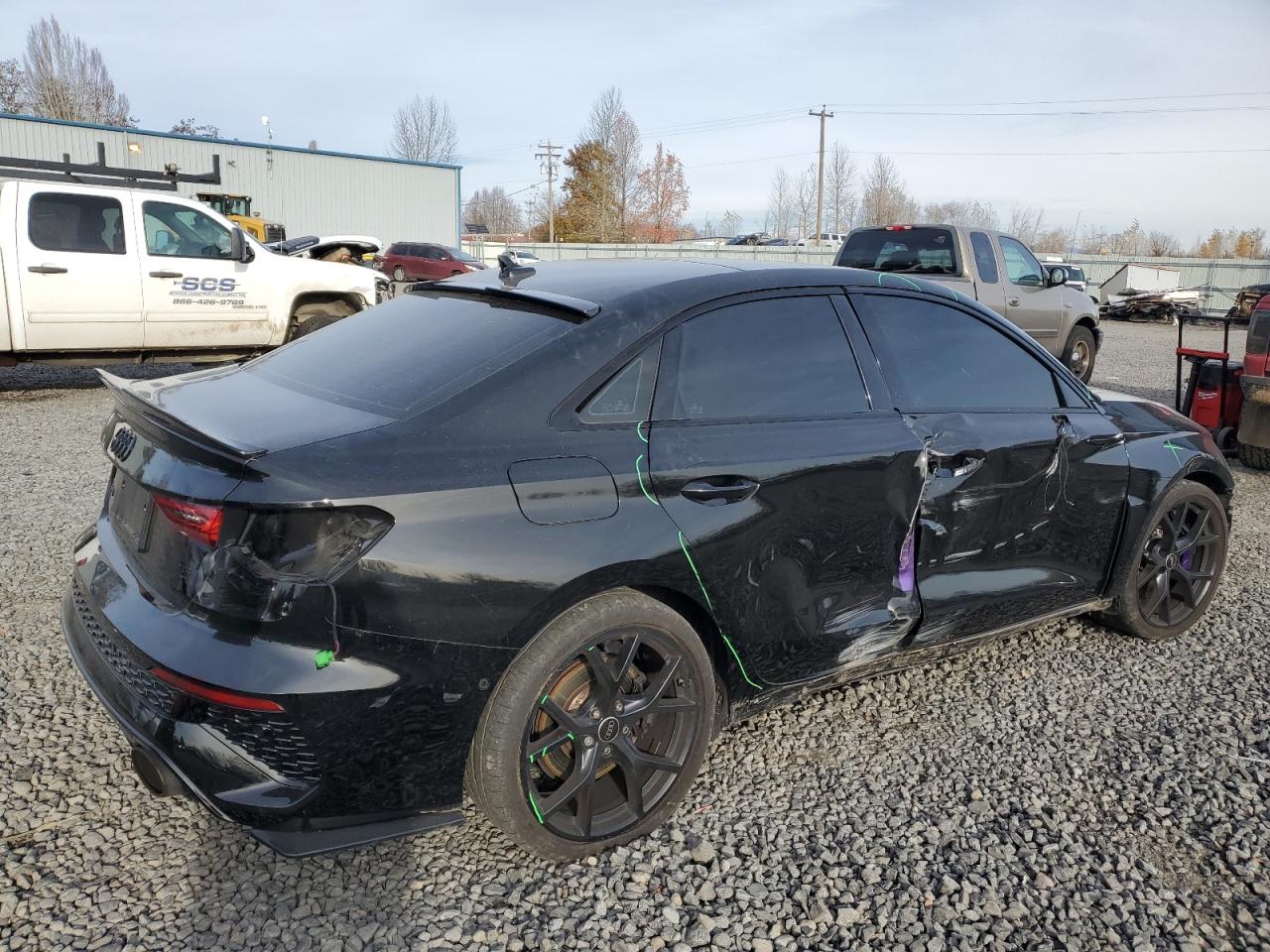 2023 Audi RS3 VIN WUAG4DGY6PA901757 Copart auction photo, all over / mechanical damage thumbnail 3