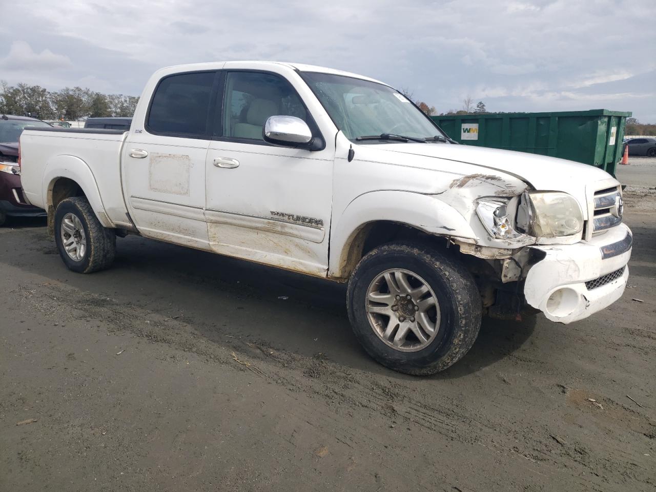 2006 Toyota Tundra VIN 5TBET34126S550350 Copart auction photo, front end / side damage thumbnail 4