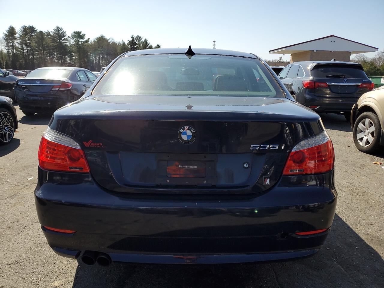 2009 BMW 5er VIN WBANV93539C132634 Copart auction photo, undercarriage damage thumbnail 6