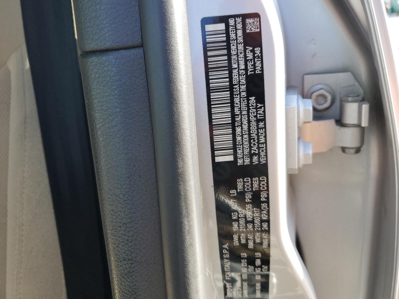 2017 Jeep Renegade VIN ZACCJABB9HPE91284 Copart auction photo, side damage thumbnail 13