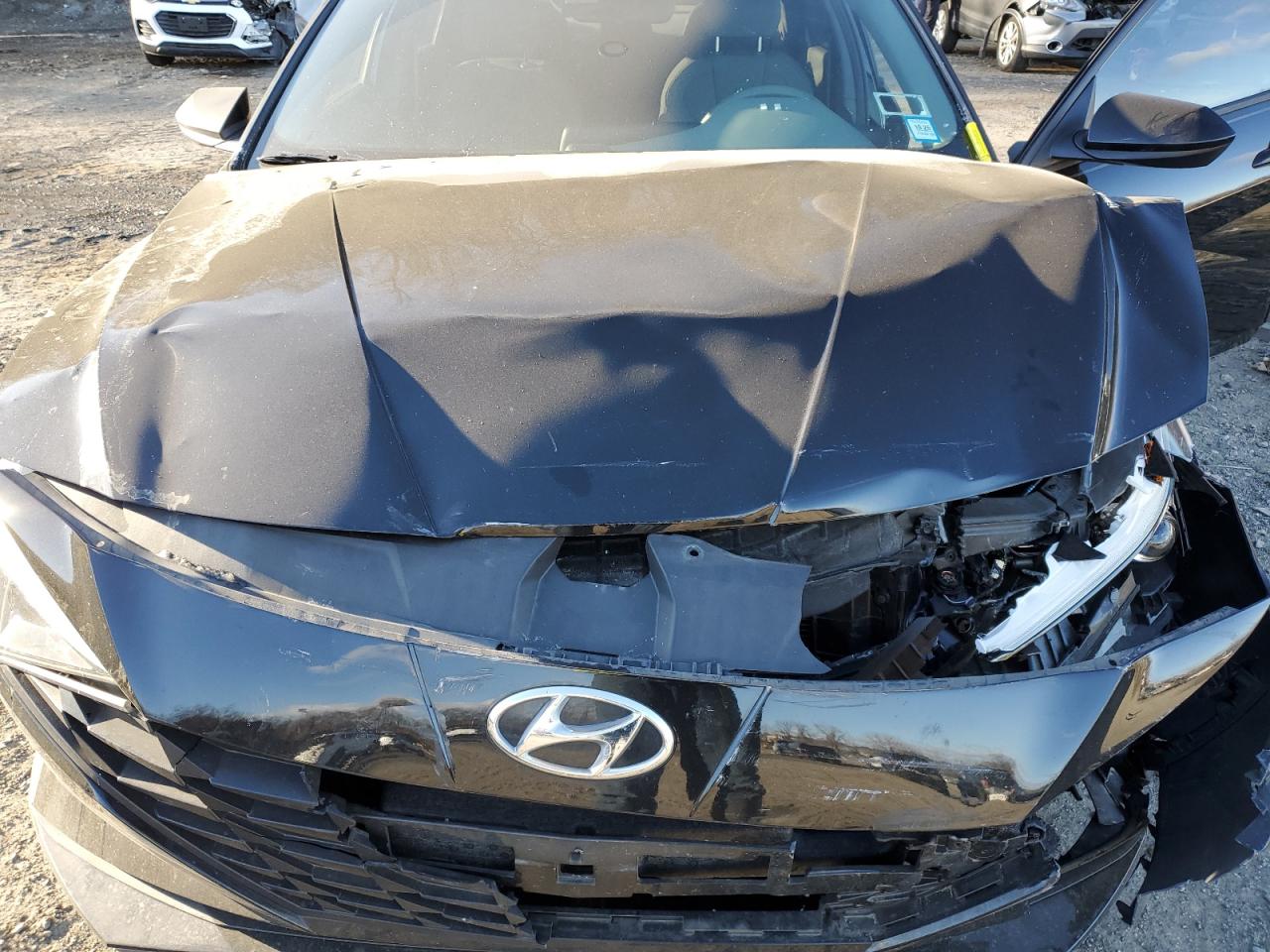 2021 Hyundai Elantra VIN 5NPLL4AG5MH017635 Copart auction photo, front end damage thumbnail 11