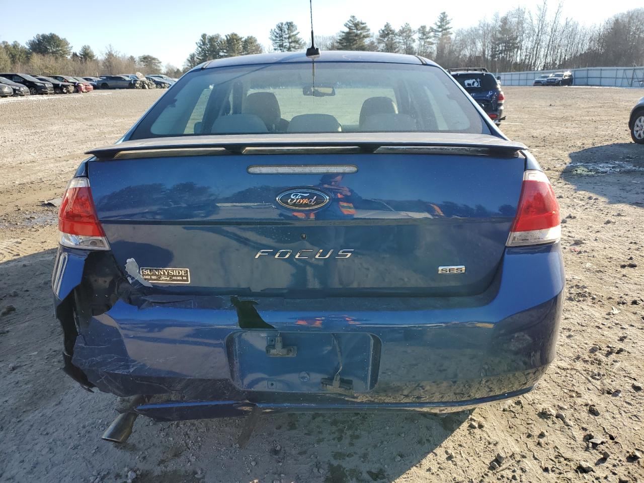 2009 Ford Focus VIN 1FAHP36NX9W139300 Copart auction photo, rear end damage thumbnail 6