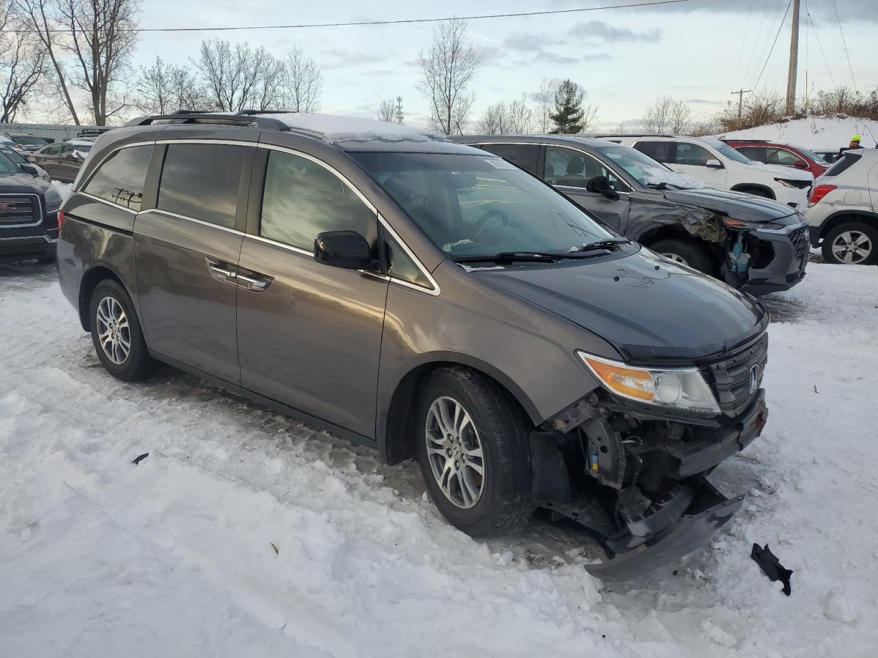 2012 Honda Odyssey VIN 5FNRL5H68CB034732 Copart auction photo, front end damage thumbnail 4