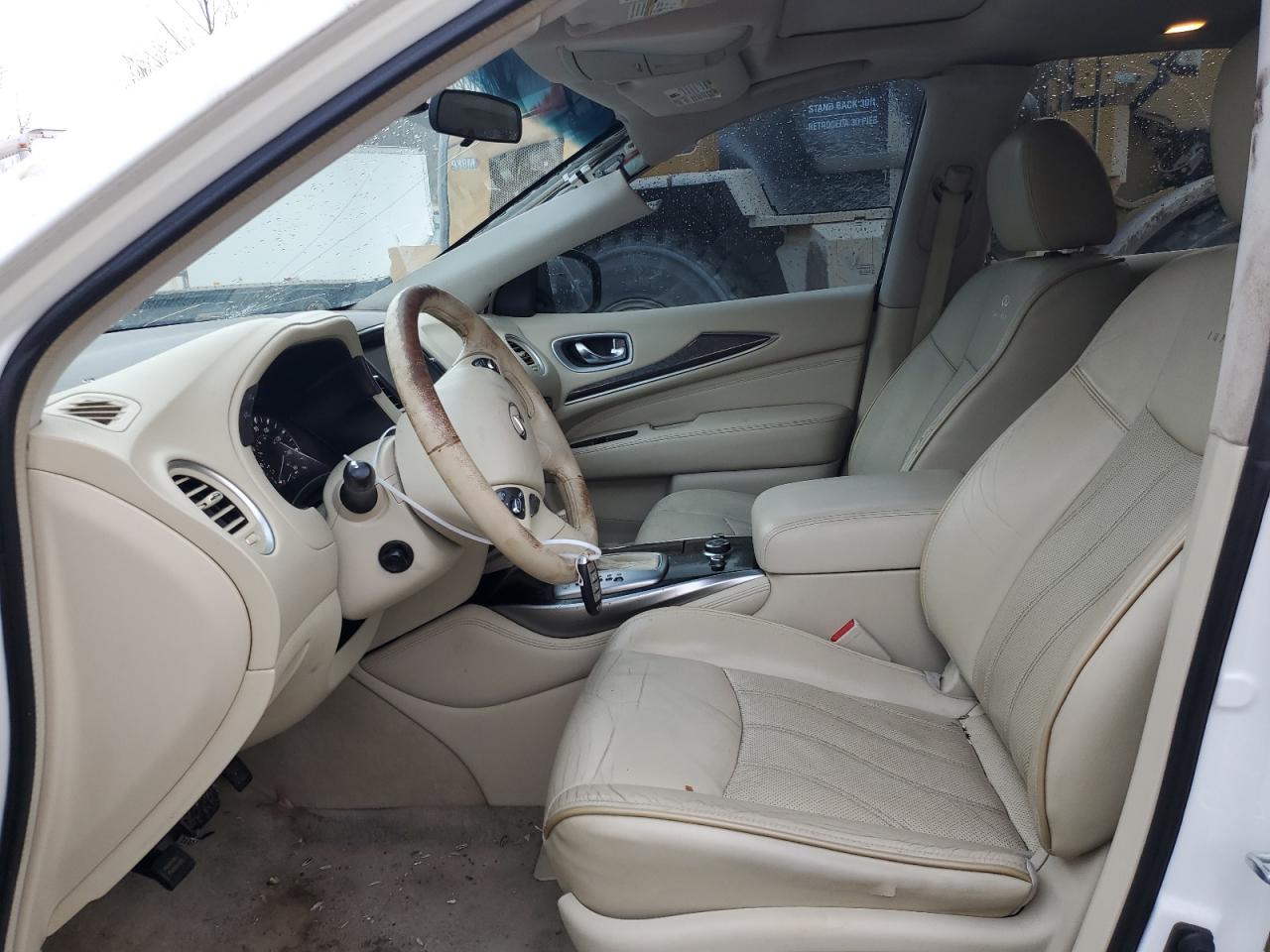 2013 Infiniti JX VIN 5N1AL0MM0DC302557 Copart auction photo, rear end damage thumbnail 7