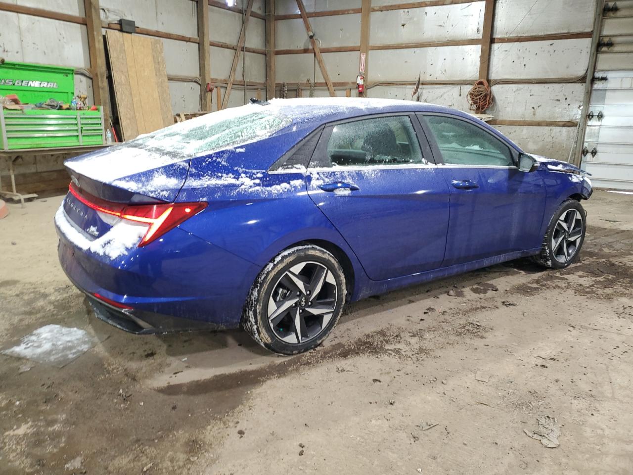 2021 Hyundai Elantra VIN KMHLP4AG6MU115014 Copart auction photo, front end damage thumbnail 3