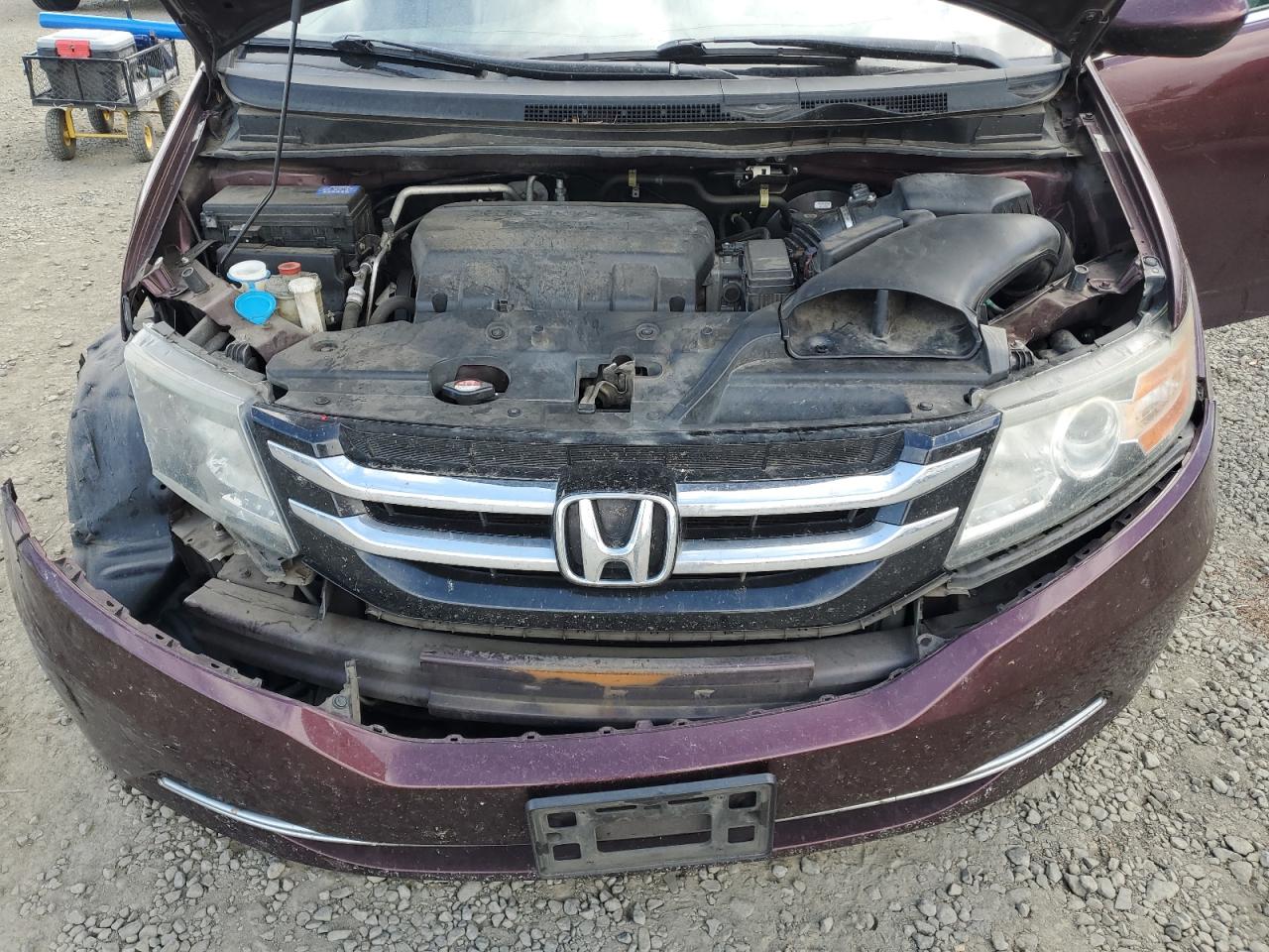 2015 Honda Odyssey VIN 5FNRL5H69FB082650 Copart auction photo, front end damage thumbnail 12