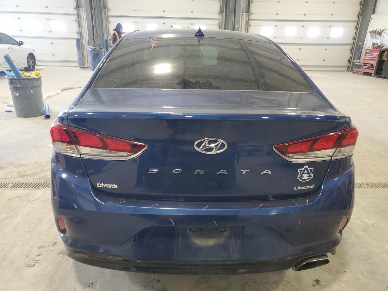 2018 Hyundai Sonata VIN 5NPE34AFXJH599355 Copart auction photo, front end / hail damage thumbnail 6