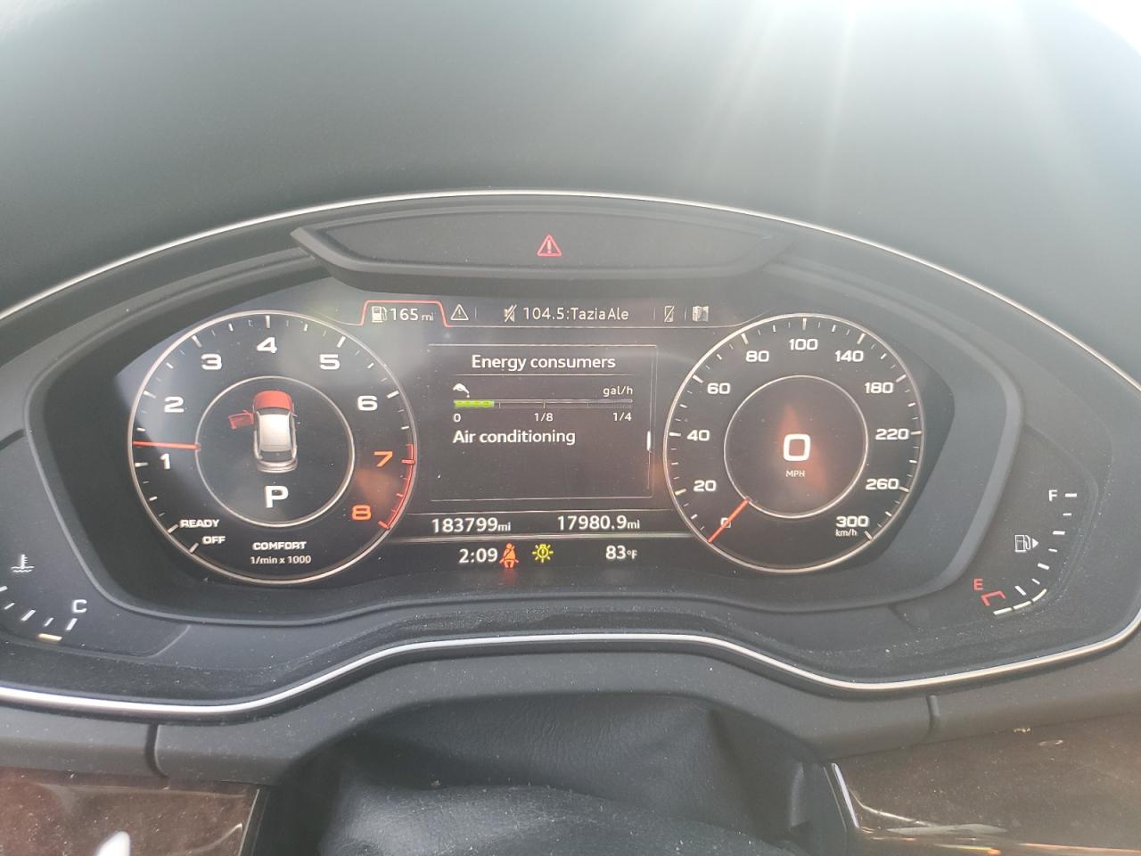 2018 Audi Q5 VIN WA1ANAFY1J2044324 Copart auction photo, front end damage thumbnail 9