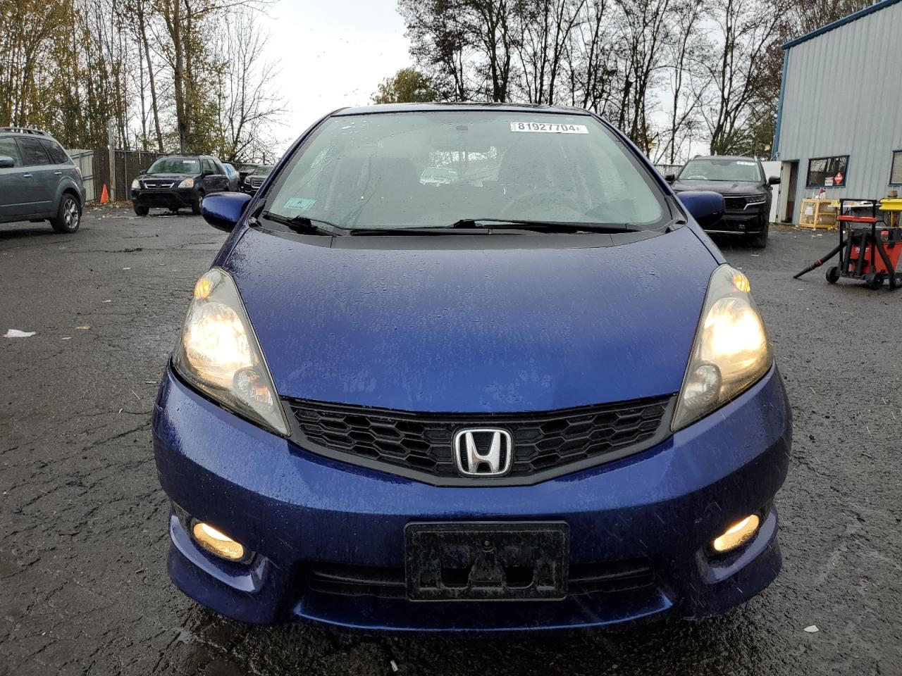 2012 Honda Fit VIN JHMGE8G56CC037698 Copart auction photo, rear end / front end damage thumbnail 5