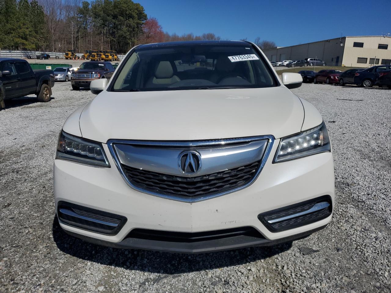 2014 Acura MDX VIN 5FRYD3H24EB007426 Copart auction photo, rear end / side damage thumbnail 5
