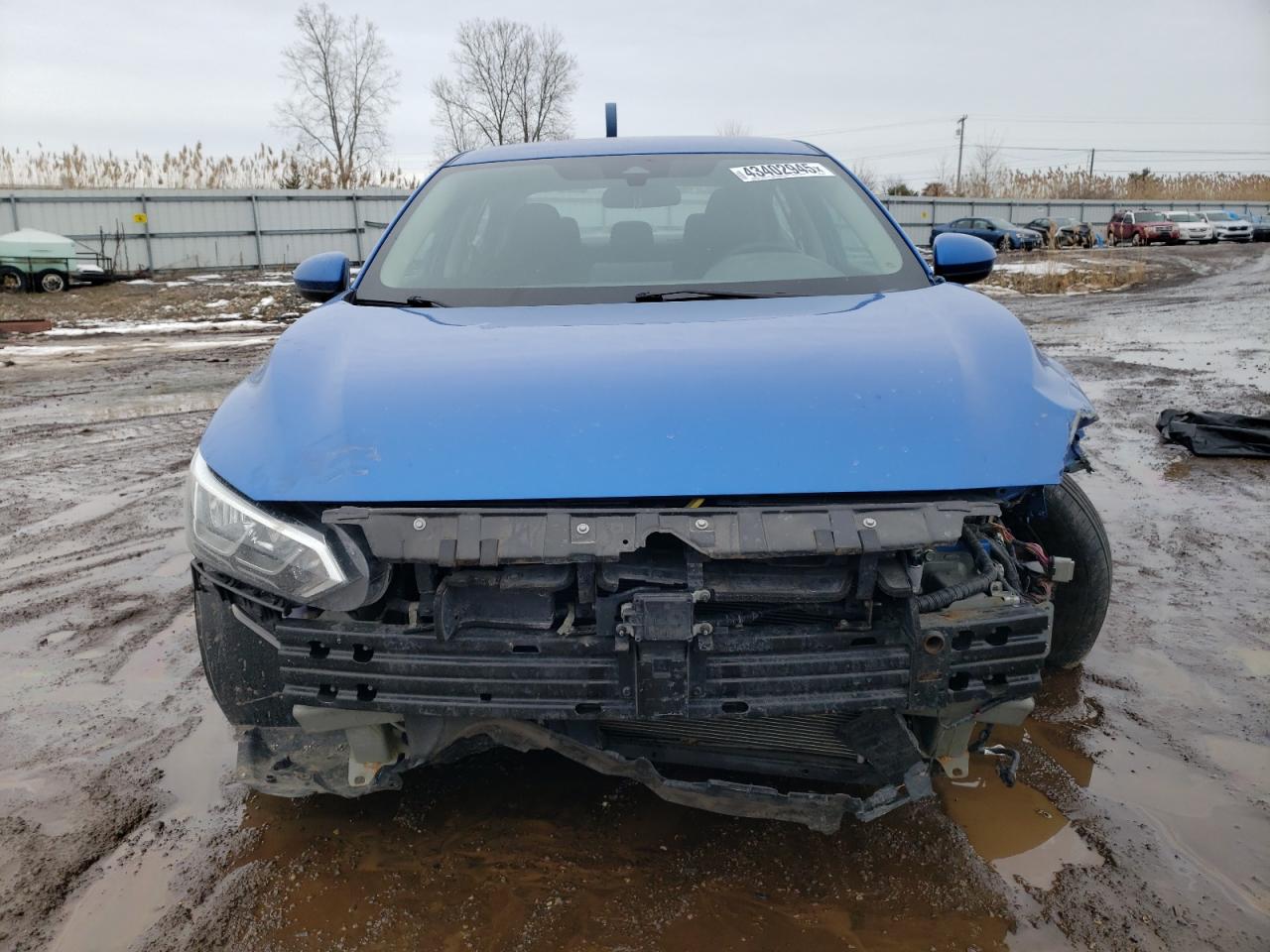 2021 Nissan Sentra VIN 3N1AB8CV4MY250540 Copart auction photo, front end / undercarriage damage thumbnail 5