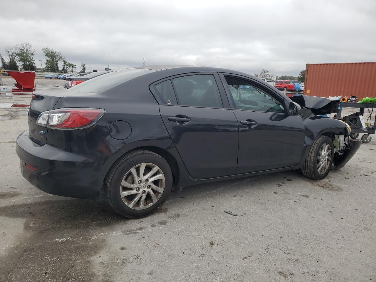 2012 Mazda 3 VIN JM1BL1W70C1566832 Copart auction photo, front end damage thumbnail 3