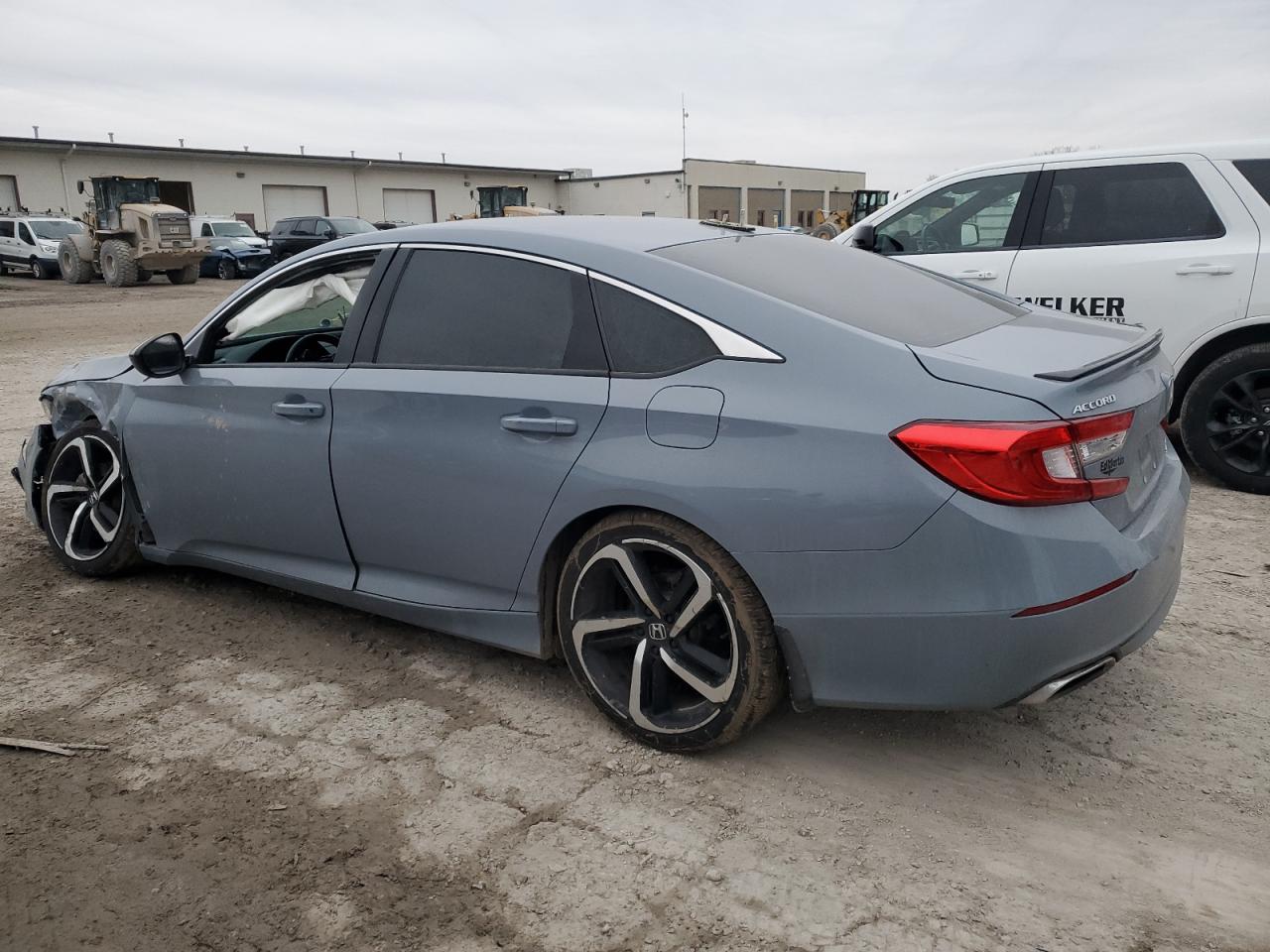 2022 Honda Accord VIN 1HGCV2F34NA004356 Copart auction photo, front end / side damage thumbnail 2